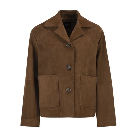 WEEKEND MAXMARA Jackets & Blazers - Weekend Maxmara Women Wkdpalchi - Suede Crop Jacket